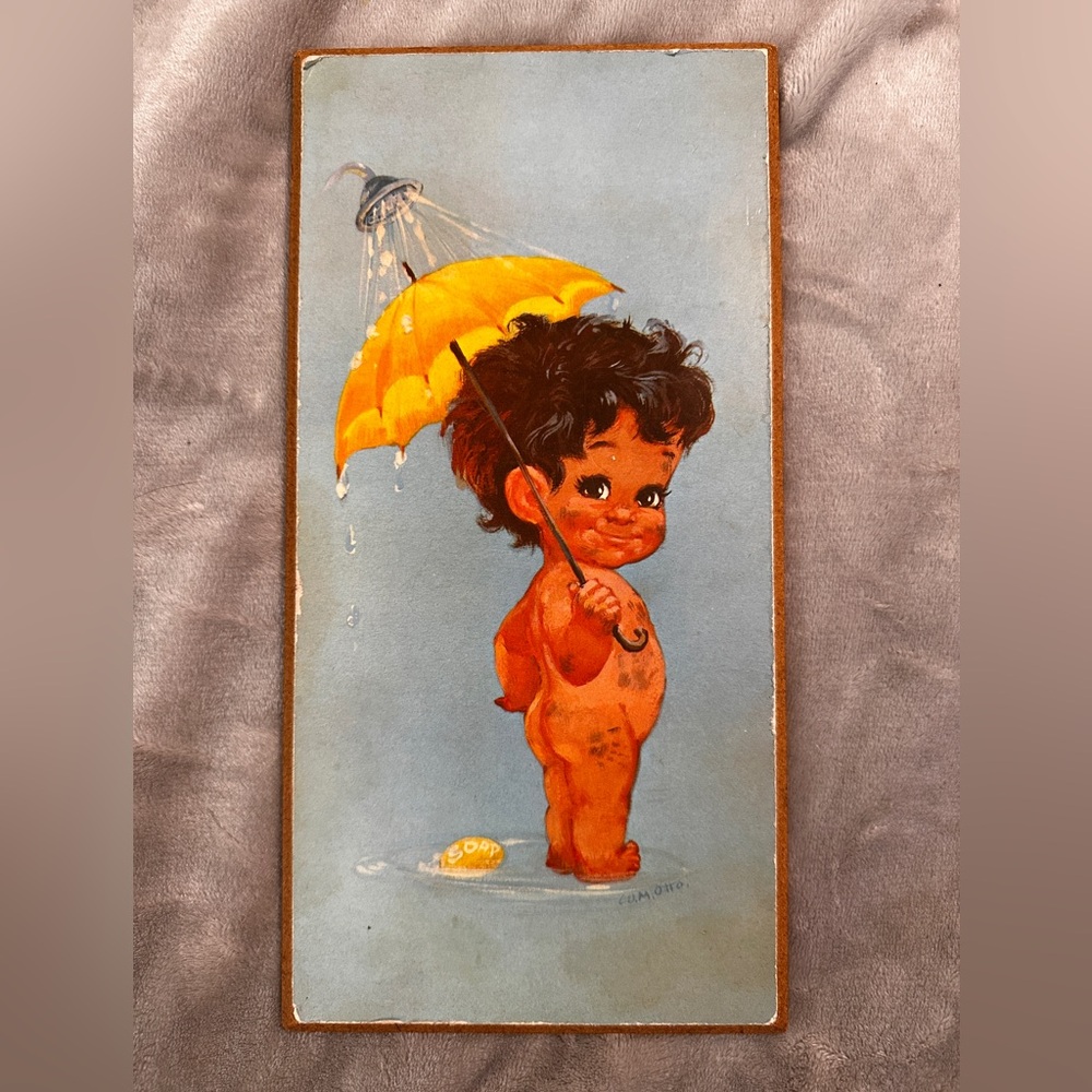W M OTTO Big Eye Dirty  Boy in the Rain. Kitchy Cheeky‎ nude cutie 1970’s
